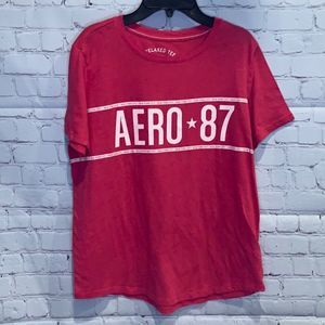 Aeropostale Juniors Pink Short Sleeve Tshirt size Large